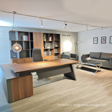 High Tech Executive Office Desk Latest Design Wooden Modern European Style Office Desk